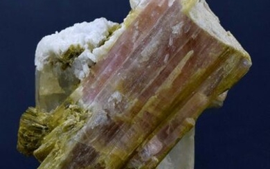 Bi-Color Tourmaline Crystals Bunch with Quartz Combo