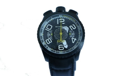 Bomberg - BOLT-68 Automatic Chronograph - bracelet cuir - BS47CHAPBA.041-6.3 - Men - 2011-present