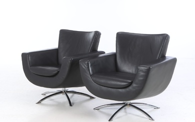 Brunstad. A pair of armchairs, model 'Smile' (2)