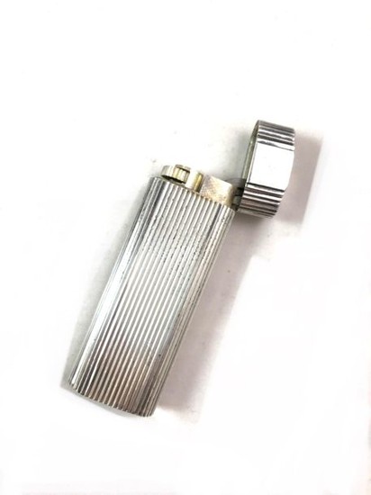 CARTIER Pocket lighter in silver plated metal with...