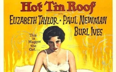 CAT ON A HOT TIN ROOF POSTER - ELIZABETH...