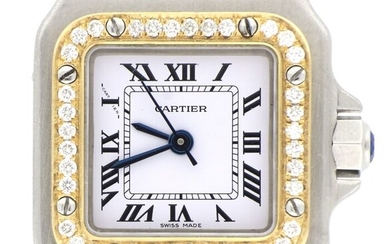 Cartier - Santos customized diamonds - '' NO RESERVE PRICE '' - Women - 1990-1999