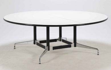 Charles & Ray Eames for Vitra Large round dining table / meeting table, 'Segmented Table'. Ø 220 cm