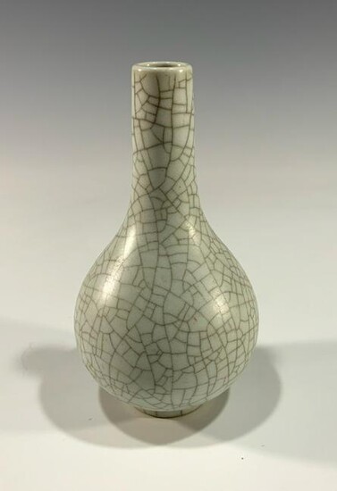 Chinese Ge Glazed Dan Vase, Modern Reproduction