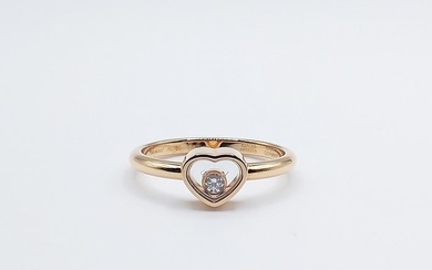 Chopard - Ring - My Happy Hearts - 18 kt. Rose gold - 0.05 tw. Diamond