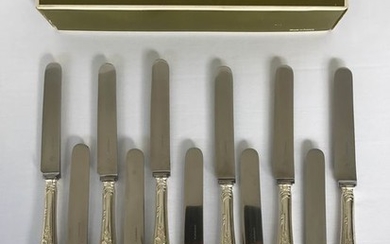 Christofle modèle Marly- Dessert knives (11) - Silver plated
