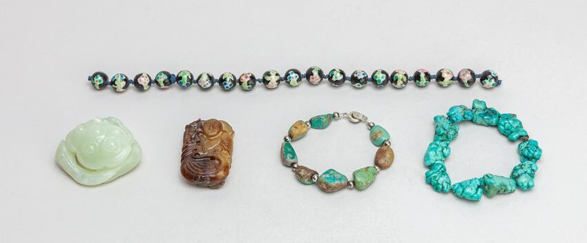 Collectible Chinese Jade, Turquoise Jewelries