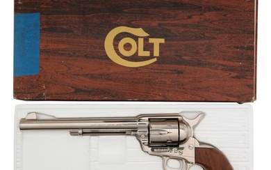*Colt Single Action Army Nickel Plated .45 in Box