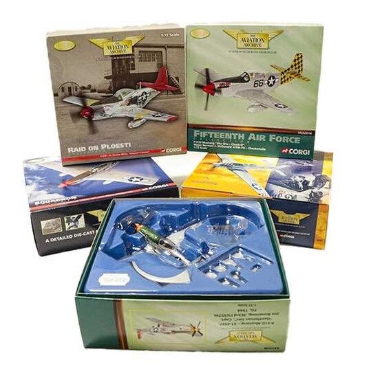 Corgi Aviation Archive 1:72 Scale P51 Mustang Group