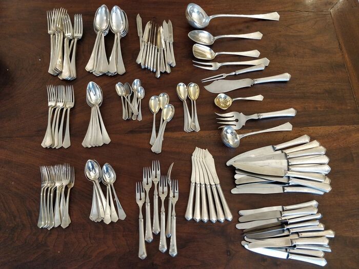 Cutlery set, Cutlery set (141) - .800 silver - Alexander Sturm - Austria - Late 19th century