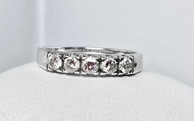 Damiani - Eternity ring - 0.45 ct Luxury White gold Diamond