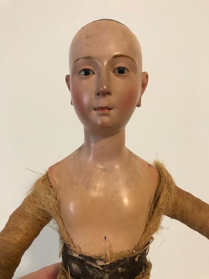 Devotional mannequin - Madonna - 43 cm - Wood - First half 19th century