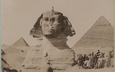 Egypte - Bonfils, Félix et autres. Collection de 35 photographies originales. Vintage. Tirages à l'albumine...