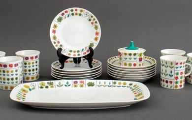 Emilio Pucci for Rosenthal Porcelain Tea Service