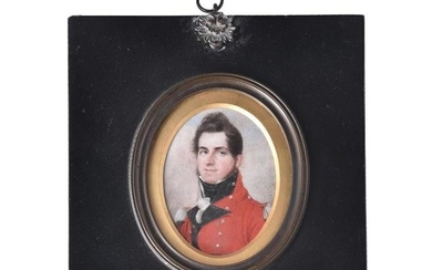 English School (first quarter 19th century) Portrait of an officer in the Royal Staff Corps