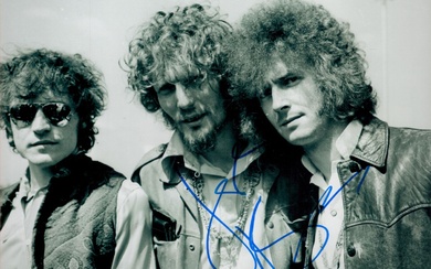 Eric Clapton Drummer Ginger Baker Signed 10 x 8...