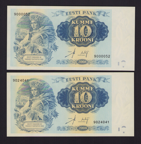 Estonia 10 krooni 2008 (2)