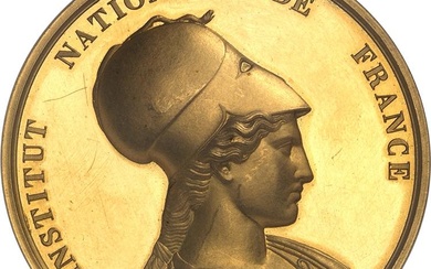 FRANCE IIe République (1848-1852). Médaille d’Or, Institut de France, Académie...