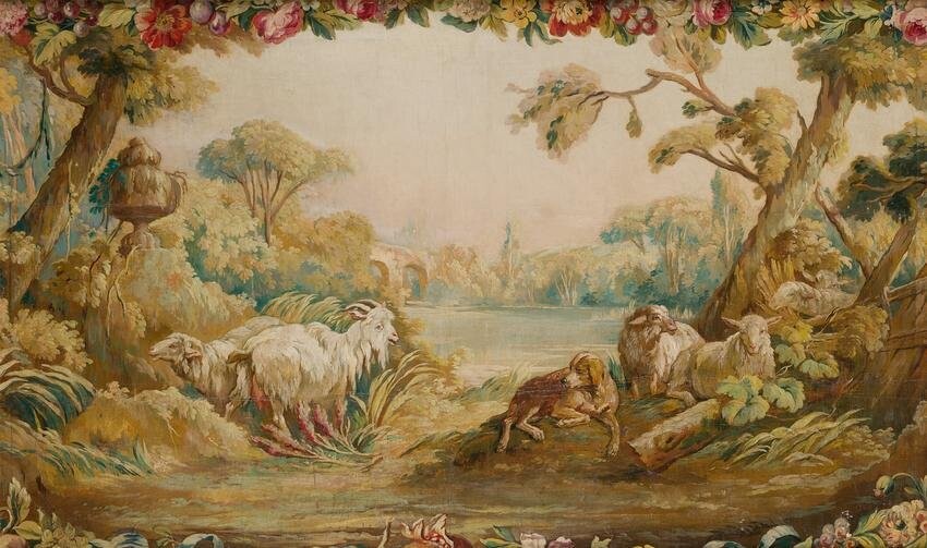 FRENCH SCHOOL (18th / 19th century) "Landscape with