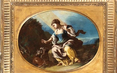Francesco Solimena (attribuito a) Female allegorical figure