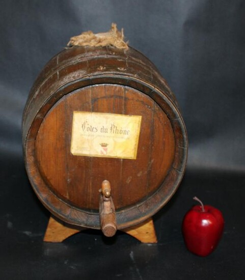 French Cote de Rhone wine barrel