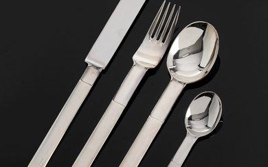 GUNNAR CYRÉN. Set of cutlery, 24 pieces, “Nobel”, silver-plated steel, Gense.