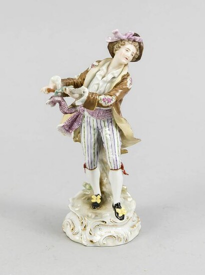 German Ludwigsburg porcelain dancing figure. No. 7388A.