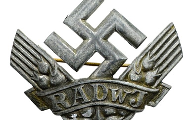 German WWII RADwJ Pin Badge