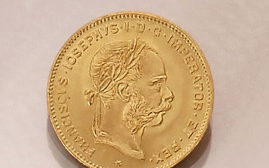 Gold coin, 4 Florin 10 Swiss Francs,...