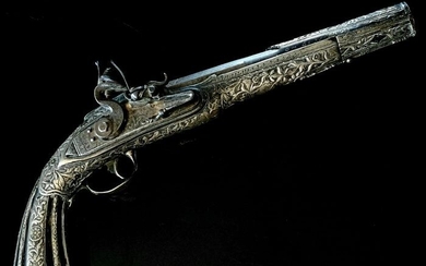 Greece - turkey albania balkan bulgaria - ottoman arabic oriental gun MUSEUM QUALITY - kobur - Flintlock - Pistol