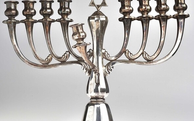 Hanukkah candlestick, Germany c. 19