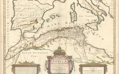 "In Notitiam Ecclesiasticam Africae Tabula Geographica", Delisle, Guillaume