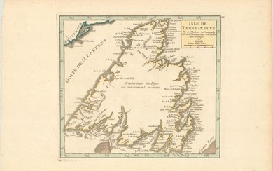 "Isle de Terre-Neuve", Robert de Vaugondy