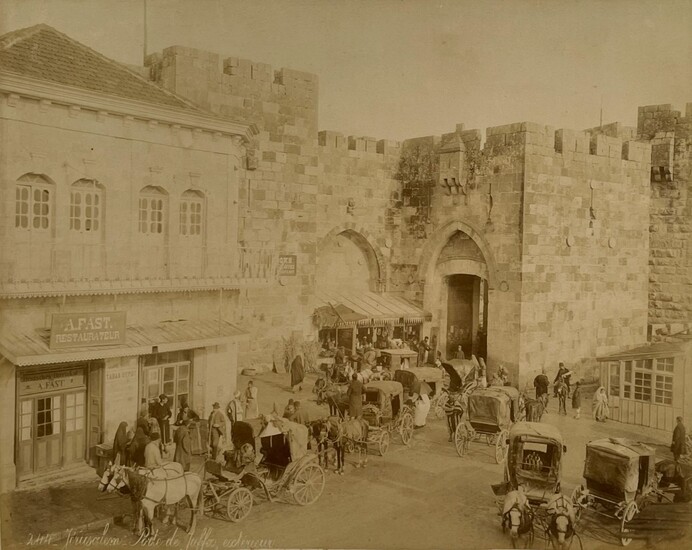 Jaffa Gate Photo - Jerusalem, Palestine - 19th Century