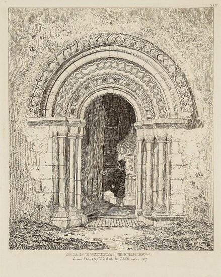John Sell Cotman, British 1782-1842- South Doorway, Hales Church, Norfolk;...