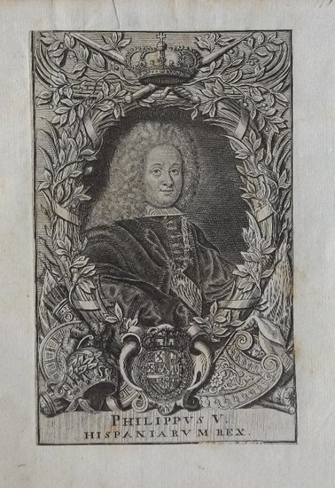 King Philip V of Spain by Georg Paul Busch 1734