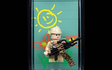 LEGO - MOC - Artwork Banksy "Crayon Boy" by Eddy Plu Lego Banksy Crayon Boy (2023) - 2000-present