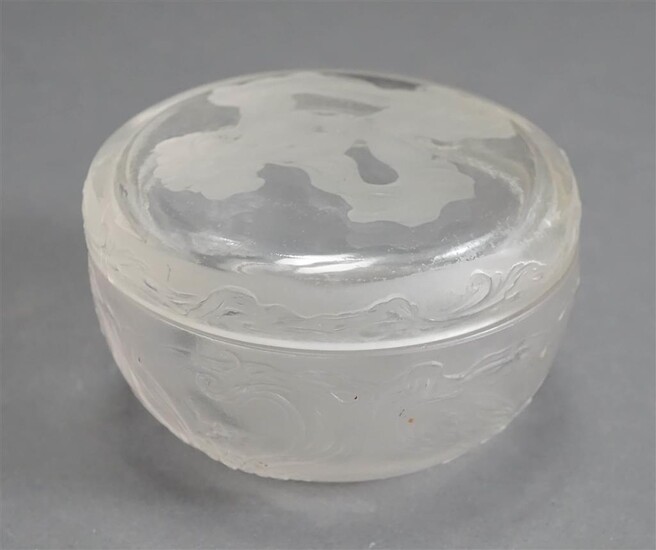 Rene Lalique Crystal Box (as is)