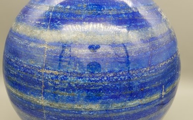 Lapis Lazuli TOP quality - Ø32cm - natural stone - XL ball - rare - bright blue - 50kg - Height: 320 mm - Width: 320 mm- 50 kg - (1)