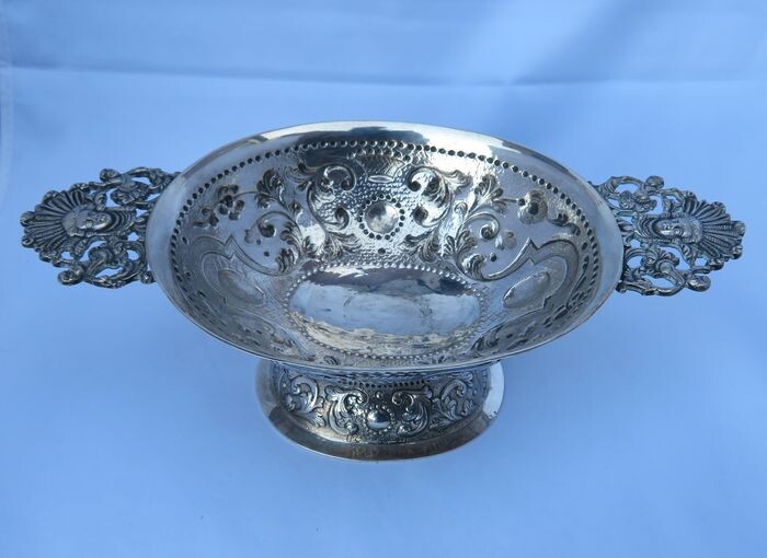 Large brandy bowl - .835 silver - Thijs de Haas Sneek - Netherlands - 1956