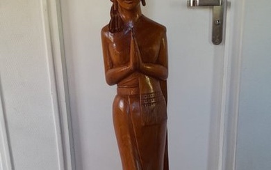 Large statue of a woman - 127 cm - Thailand (No Reserve Price)
