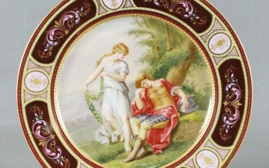 Late 19Th C. Royal Vienna Cabinet Plate
