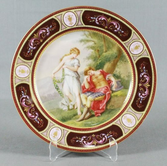 Late 19Th C. Royal Vienna Cabinet Plate