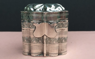 Lodderein box, hand-crafted antique Dutch lodge box (1) - .833 silver - Netherlands - 1850/1870