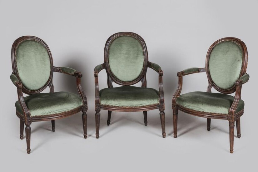 Louis XVI style, early 19th century - Set of 3...