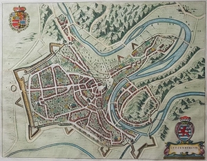 Luxembourg, Luxemburg-Stad; J Blaeu - Lutzenburgum. - 1649