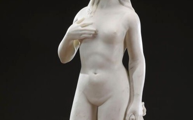 MONFRONI, importante sculpture en marbre... - Lot 189 - Conan Belleville Hôtel d'Ainay