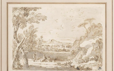 Marco RICCI (1676/79-1729/30) "Paysage idyllique"
