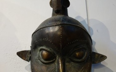 Mask - Gilded Bronze - du DO - Senufo - Ivory Coast