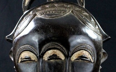 Mask with a double face - Wood - Baoulé - Ivory Coast